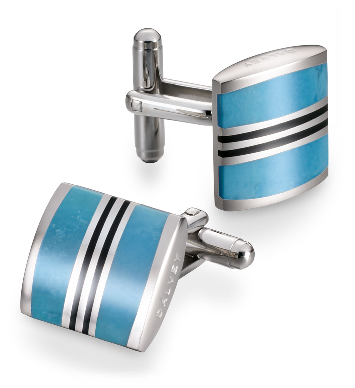 Admiralty Cufflinks Turquoise - Dalvey