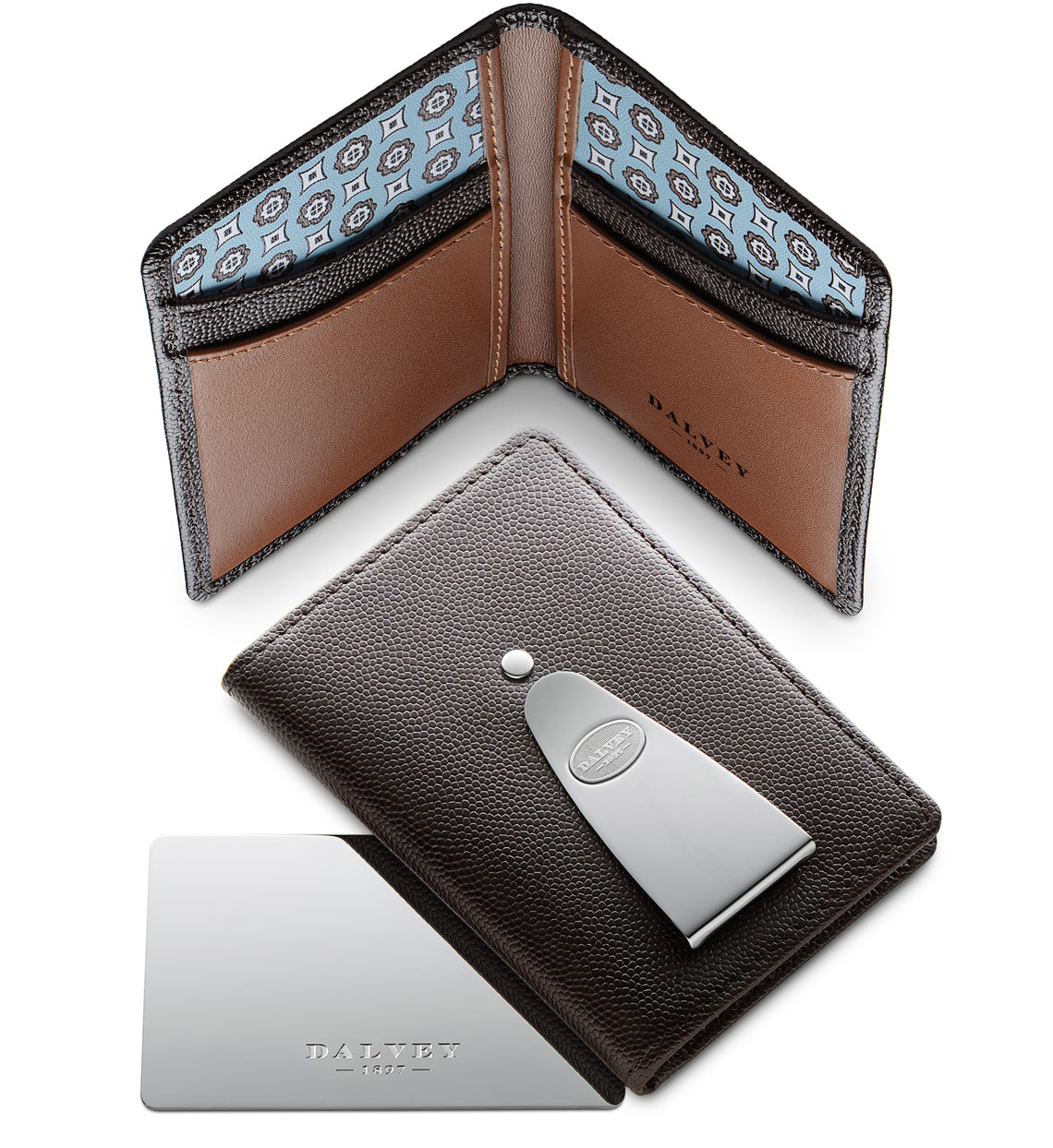Men's Genuine Leather Wallet - Prussian Blue, 12 Card Slots, RFID Blocking, Coin Pocket & Hidden Compartments - View #12