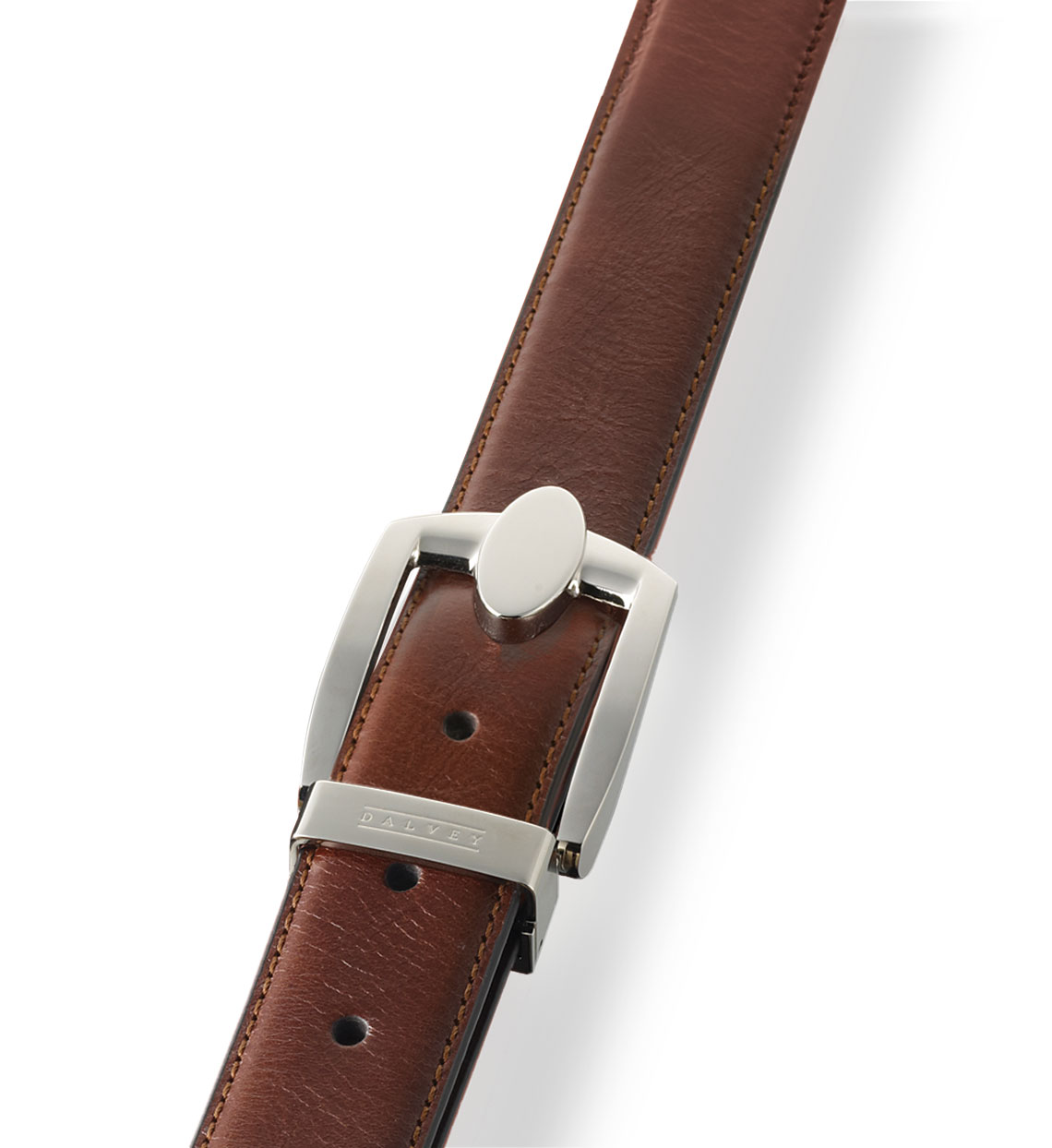 Eclipse Leather Belt Brown Onyx Leather - Dalvey display picture 1