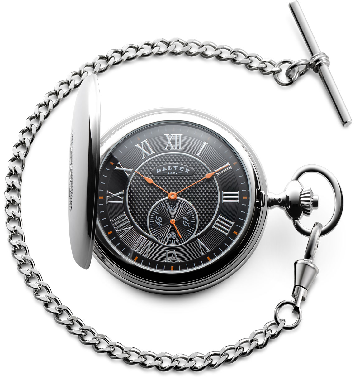 Full Hunter Pocket Watch Black Torque - Dalvey