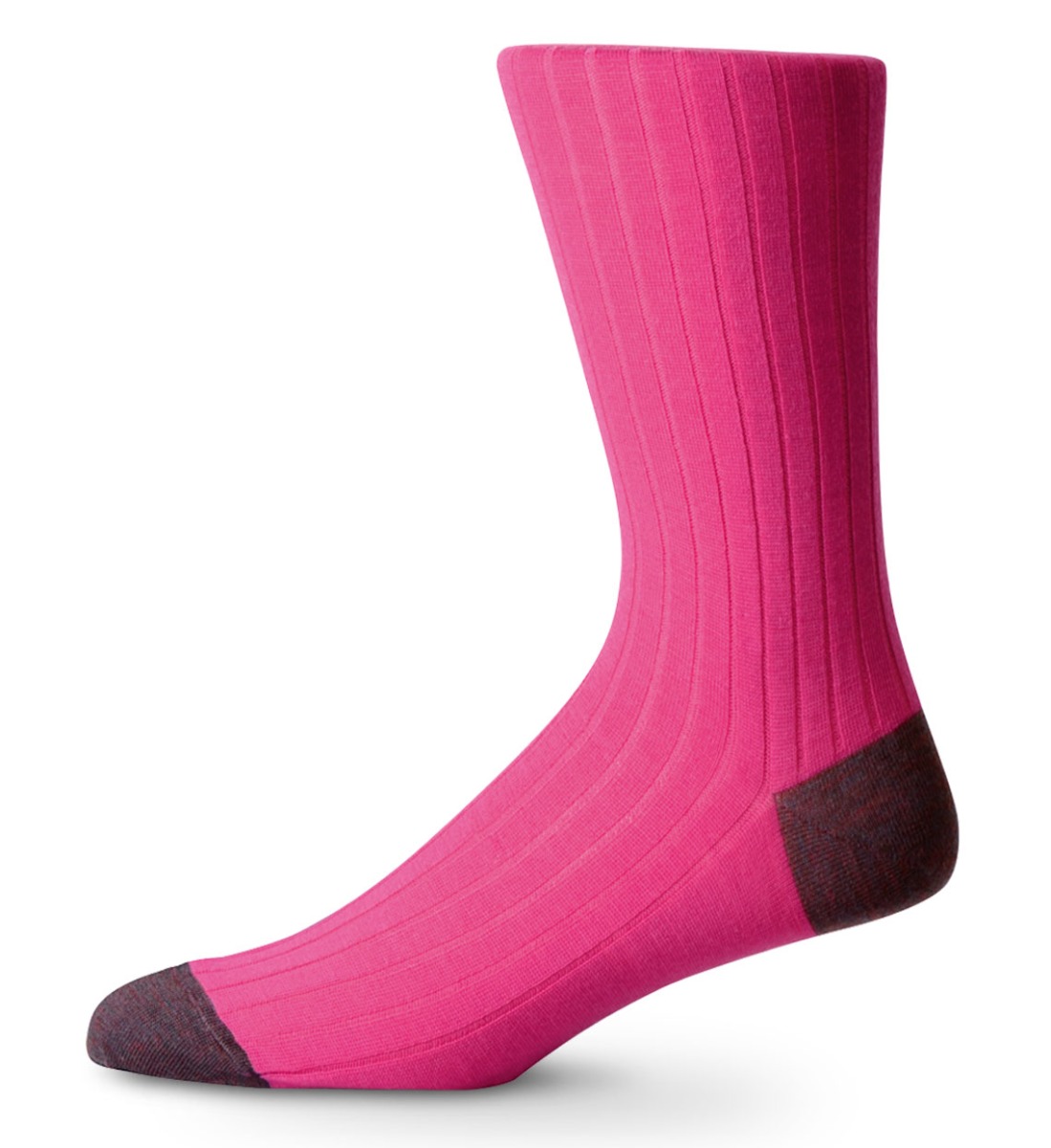 Italian Merino Wool Socks Pink & Plum Dalvey