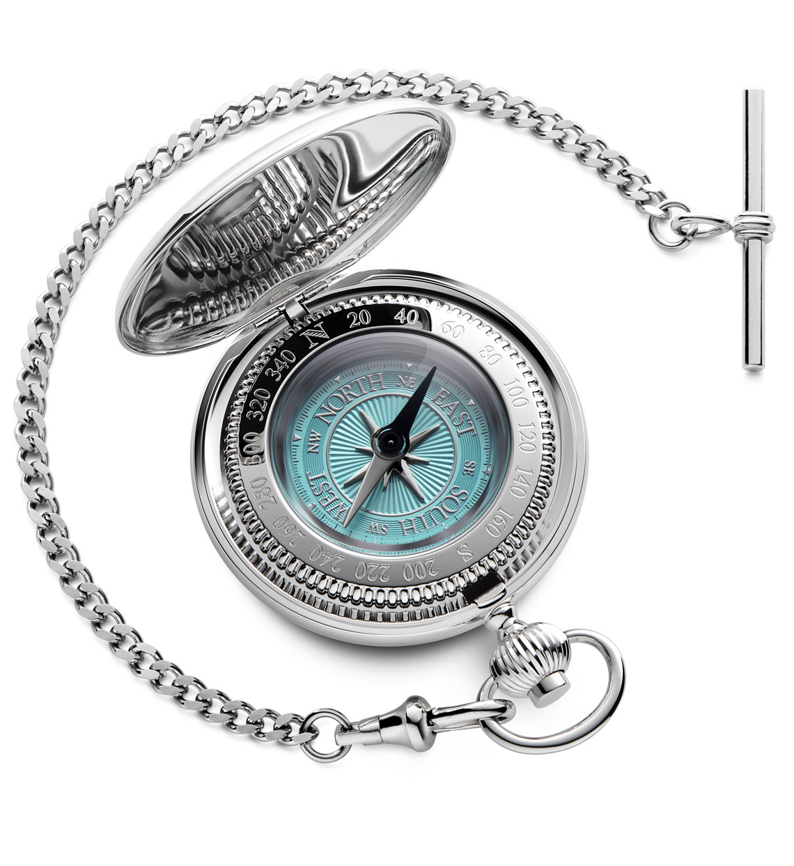 Pocket Compass Full Hunter Turquoise - Dalvey