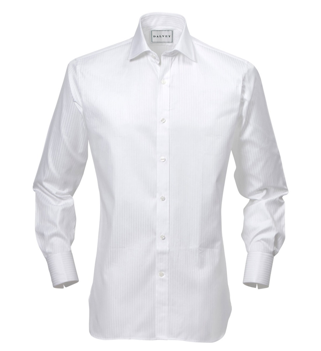 double cuff white shirt