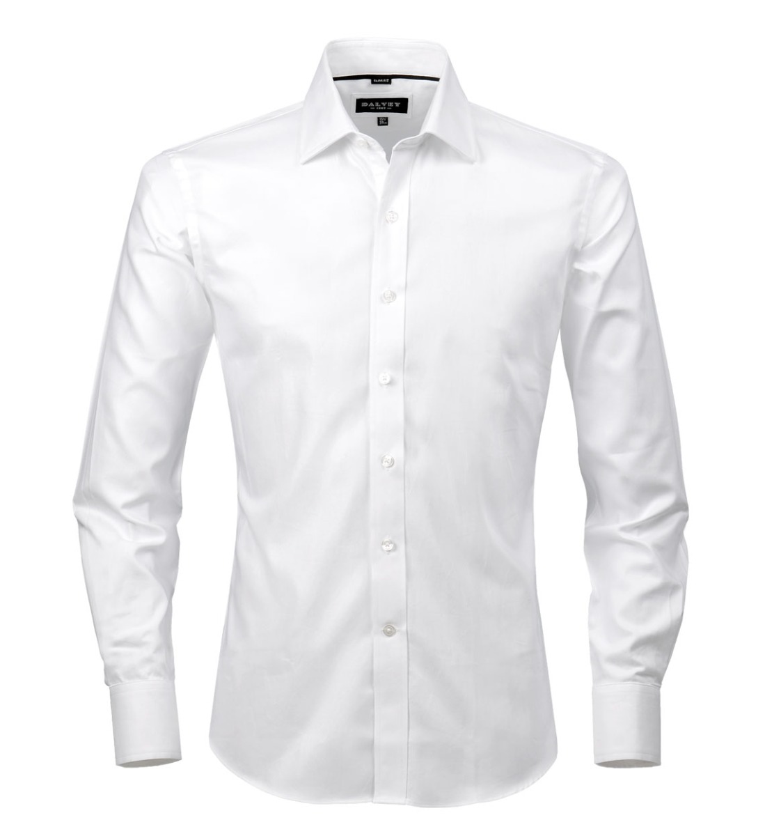 Shirt Slim Button White Twill - Dalvey