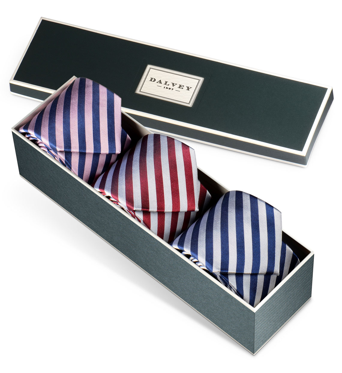Tie Set Small Stripe - Dalvey